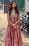 DESIGNER MOSS SILK EMBROIDERY BEADS WORK GOWN BOTTOM WITH DUPATTA FESTIVE WEAR WHOLESALE PRICE ETHNIC GARMENT (5)