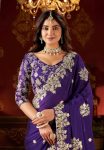 DESIGNER RANGOLI SILK CODING EMBROIDERY AND BUTTA WORK WITH CUT WORK BORDER SAREE WITH UNSTITCHED BLOUSE FESTIVE WEAR WHOLESALE PRICE ETHNIC GARMENT (15)