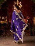 DESIGNER RANGOLI SILK CODING EMBROIDERY AND BUTTA WORK WITH CUT WORK BORDER SAREE WITH UNSTITCHED BLOUSE FESTIVE WEAR WHOLESALE PRICE ETHNIC GARMENT (15)