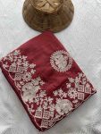DESIGNER-STAR-GEORGETTE-EMBROIDERY-WORK-WITH-PIPING-BORDER-SAREE-WITH-UNSTITCHED-BLOUSE-WEDDING-WEAR-WHOLESALE-PRICE-ETHNIC-GARMENT-8.jpg