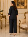 FABULOUS RAYON SLUB EMBROIDERY WORK CO-ORD SET OFFICE WEAR WHOLESALE PRICE ETHNIC GARMENT (4)