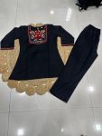 FABULOUS RAYON SLUB EMBROIDERY WORK CO-ORD SET OFFICE WEAR WHOLESALE PRICE ETHNIC GARMENT (4)