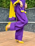 FANCY CHINON U-SHAPE LOOP WORK TOP BOTTOM WITH DUPATTA FESTIVE WEAR WHOLESALE PRICE ETHNIC GARMENT (2)