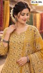 FASHIONABLE PREMIUM COTTON PRINT WORK TOP LEHENGA WITH DUPATTA RECEPTION WEAR WHOLESALE PRICE ETHNIC GARMENT (4)