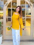 LUXURY PURE MUL CHANDERI EMBROIDERY THREAD WORK TOP BOTTOM WITH DUPATTA DAILY WEAR WHOLESALE PRICE ETHNIC GARMENT (8)
