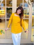 LUXURY PURE MUL CHANDERI EMBROIDERY THREAD WORK TOP BOTTOM WITH DUPATTA DAILY WEAR WHOLESALE PRICE ETHNIC GARMENT (8)