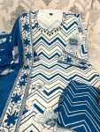 MODERN MORGAN SEQUENCE SILK DIGITAL PRINT WORK TOP BOTTOM WITH DUPATTA CASUAL WEAR WHOLESALE PRICE ETHNIC GARMENT (1)