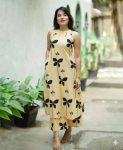 MODERN SLUB COTTON PRINTED WORK TOP BOTTOM SET DAILY WEAR WHOLESALE PRICE ETHNIC GARMENT (5)