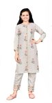 NEW ARRIVAL MAGIC COTTON PRINTED KID'S TOP BOTTOM GREY
