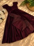 RICH-LOOK-VICHITRA-SILK-HEAVY-PLAIN-GOWN-WITH-BEADS-WORK-KOTI-PARTY-WEAR-WHOLESALE-PRICE-ETHNIC-GARMENT-14.jpg