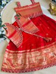 TRADITOIONAL-PAITHANI-SILK-PAITHANI-WEAVING-WITH-SCALLOPED-LACE-WORK-KIDS-GOWN-WITH-KOTI-FESTIVAL-WEAR-WHOLESALE-PRICE-ETHNIC-GARMENT-1.jpg