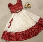 TRENDING NATURAL SILK ZARI WEAVING WORK KID’S LEHENGA CHOLI FESTIVAL WEAR WHOLESALE PRICE ETHNIC GARMENT (1)